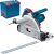 Bosch Plunge saw GKT 55 GCE Professional, with FSN 1400, hand-held circular saw (blue, 1,400 watts, L-BOXX)