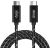 Cable USB-C / USB4.0, INVZI, INVUSB4, Gen3, 240W, 40Gbps, 2m (black)