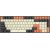 Mechanical keyboard Royal Kludge RK100 RGB, brown switch (black-orange)