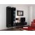 Cama Meble Cama Glass-case VIGO '180' 180/40/30 black/black gloss