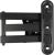 Maclean MC-417 Full Motion TV Monitor Wall Mount 13-32" 30kg max. VESA 100x100 Black Powder Coated Universal Holder Bracket Adjustable Wall Distance Rotating Tilting