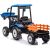 Lean Cars Battery-operated tractor with trailer Hercules Blue 24V