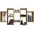 Top E Shop Hanging bookcase Bilbao 7.0 Wall mounted shelves Oak Artisan