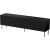 Cama Meble RTV JUNGLE cabinet 190x40.5x59.5 black matt + golden legs