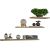 Top E Shop Topeshop TOBI 3P ARTISAN shelve Floating shelf Wall mounted Particle board Oak, Wood