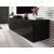 Cama Meble Cama TV stand VIGO SLANT 180cm (2x90) black/black gloss