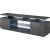 Cama Meble RTV EVA cabinet 180x40x56 graphite/gloss