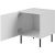 Cama Meble HOLE bedside table 2 pcs. 44x40.5x53.5 cm white matt