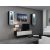 Cama Meble Cama TV stand VIGO 140 30/140/40 black/white gloss