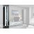 Cama Meble Cama Shelf unit VIGO NEW 180/40/30 black/white gloss