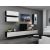 Cama Meble Cama Cabinet VIGO "90" full 90/35/32 black/white gloss