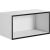 Cama Meble Cama open storage cabinet ROCO RO4 75/37/37 white/black