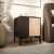 Cama Meble Cama Bedside table 2pc MERCI 44x40x52.5 black/oak artisan