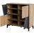 Cama Meble Cama 4D bookcase OVO 90x38xH90 oak/concrete