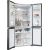 Haier HCR3818ENMD side-by-side refrigerator Freestanding 467 L E Grey