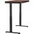 Tuckano Electric height adjustable desk ET119W-C Black/Walnut