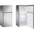 AMICA FD2015.4X(E) Silver Refrigerator with Freezer