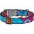 Nylon dog collar with QR code Waudog "Summer" size XL