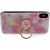 Fusion Marble Ring Back Case Silikona Aizsargapvalks Priekš Apple iPhone 11 Rozā