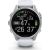 Garmin fenix 8 43mm AMOLED Silver with Whitestone silicone band