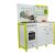 Import Leantoys Wooden Kitchen with an Oven and Accessories Green-White