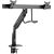 HAGOR gas lift arm dual, monitor holder (black)