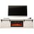 Cama Meble RTV GRANERO + fireplace cabinet 200x56.7x35 white/gloss white