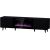 Cama Meble RTV cabinet PAFOS EF with electric fireplace 180x42x49 black matt