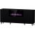 Cama Meble PAFOS chest of drawers with electric fireplace 180x42x82 cm matte black