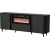 Cama Meble Cama Volare chest of drawers 200 x 39 x 75 cm black/san sebastian + fireplace