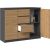 Top E Shop 2D4S chest of drawers 120x40x97 cm, anthracite/artisan