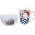 Cup+bowl set POPPY, mix