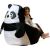 Go Gift Sako bag pouffe Panda black and white L 105 x 80 cm