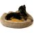 GO GIFT Dog and cat bed XL - camel - 75x75 cm