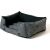 GO GIFT Dog bed XXL - graphite - 90x63x16 cm