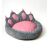 GO GIFT Dog and cat bed - grey - 75x75 cm