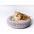 GO GIFT Shaggy grey L - pet bed - 66 x 66 x 10 cm