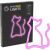 Manta SNL06PK Style Neon Lights Cat pink LED gaismas lenta