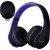 PowerLocus P1 wireless headphones (black and purple)