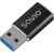 Adapteris Savio AK-81 USB-A to USB-C Black