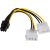 Адаптер с кабелем Akyga AK-CA-13 2x Molex (м) | PCI-E 6 pin (м) 15 см