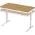 Tuckano Electric height adjustable desk ET119W-C white/oak