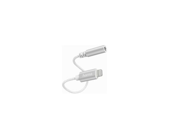 Hama 3.5mm Lightning to 3.5 mm audio female White