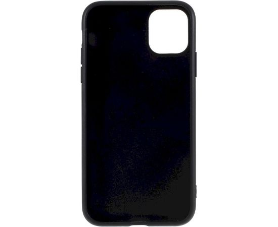 Fusion Art Epoxy Back Case Silikona Aizsargapvalks Priekš Apple iPhone 11 Pro Tumši Sarkans