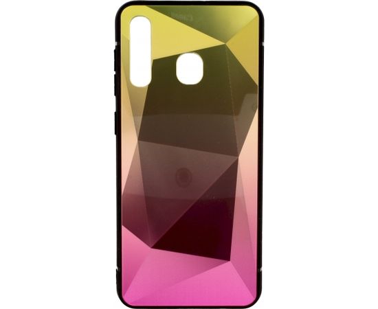 Fusion Stone Ombre Back Case Silikona Aizsargapvalks Priekš Apple iPhone 11 Pro Dzeltens - Rozā