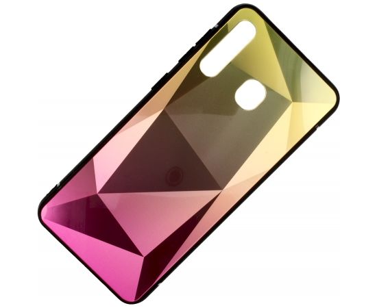 Fusion Stone Ombre Back Case Silikona Aizsargapvalks Priekš Apple iPhone 11 Pro Dzeltens - Rozā