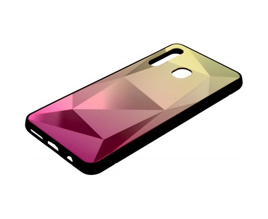 Fusion Stone Ombre Back Case Silikona Aizsargapvalks Priekš Apple iPhone 11 Pro Dzeltens - Rozā