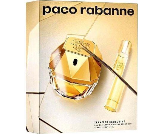 Paco Rabanne SET PACO RABANNE Lady Million EDP spray 80ml + EDP Travel spray 20ml