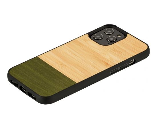 MAN&WOOD case for iPhone 12 Pro Max bamboo forest black