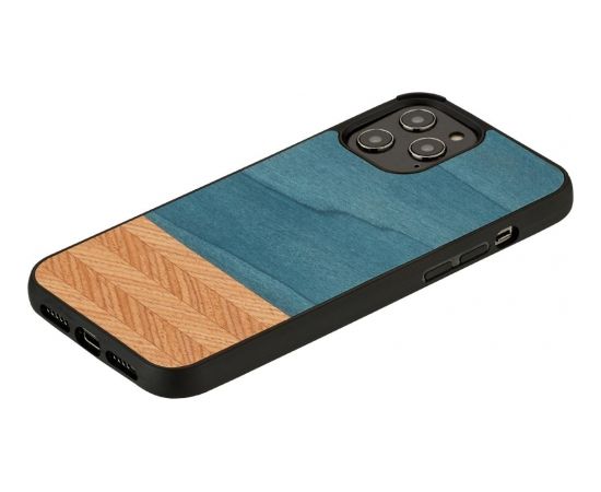 MAN&WOOD case for iPhone 12 Pro Max denim black